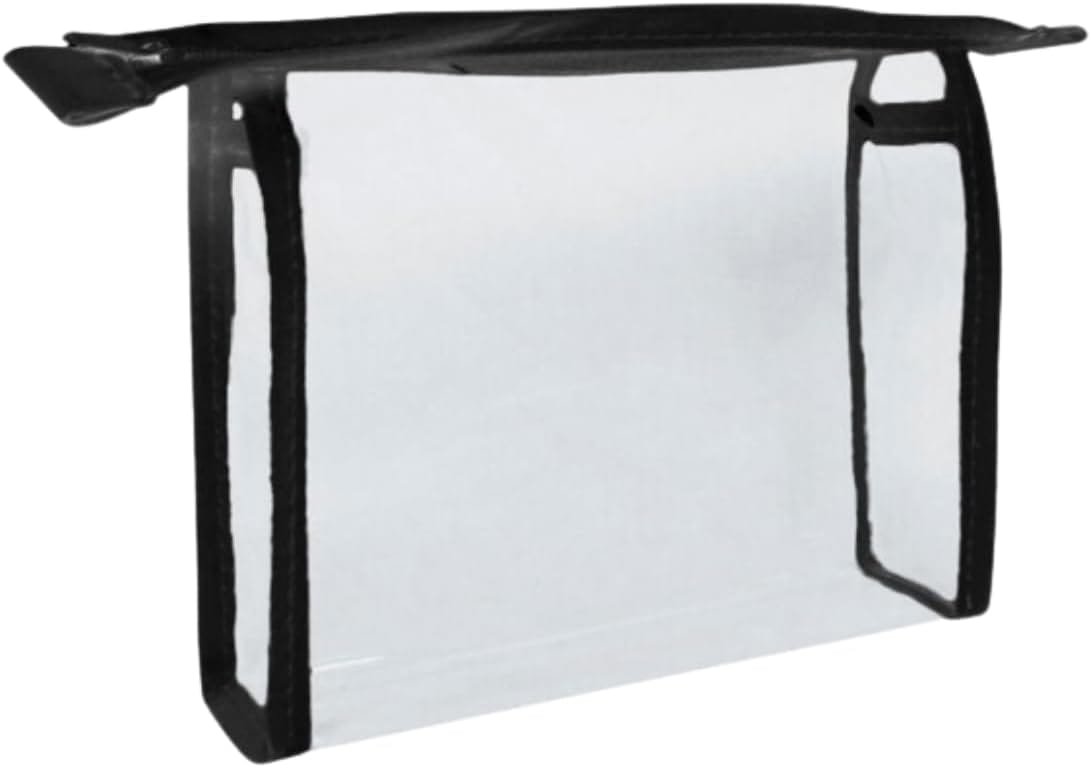 Juego de artículos de tocador de viaje para mujer, kit de aseo esencial de tamaño de viaje para viajes, hospitales, estancias nocturnas, Clear, Bolsa de aseo de viaje - Imagen 6