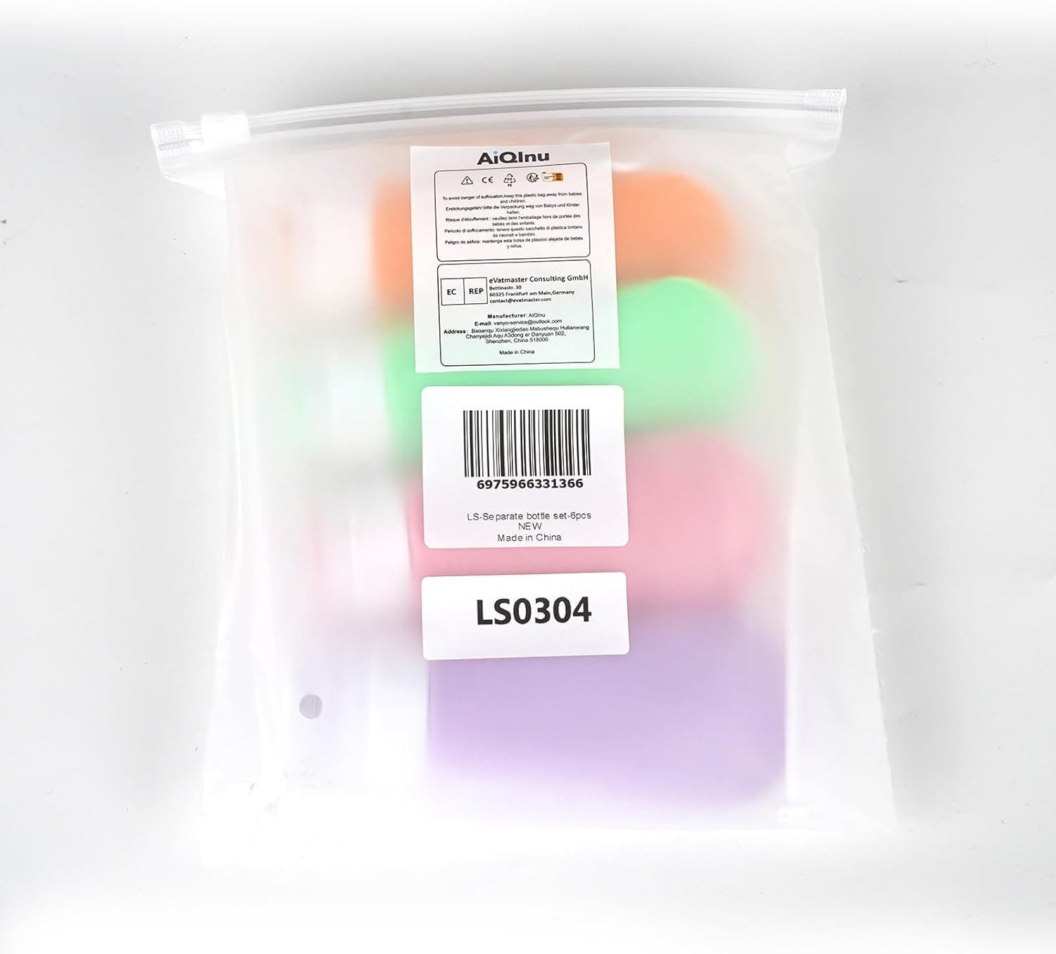 AiQInu Botes Viaje Rellenables 90ml, 4 Piezas Botellas de Viaje de Silicona Prueba de Fugas para Champús, Lociones y Artículos de Tocador, FDA Certificado Sin BPA - Imagen 11