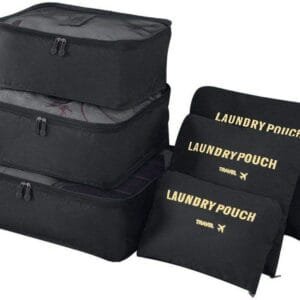 Vicloon Organizador de Equipaje, Organizadores de Viajes, Organizador de Maleta Incluir Cubos del Embalaje del Recorrido y Bolsos de la Compresión