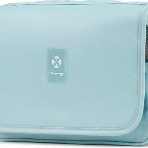 Neceser Colgante Bolsa de Aseo Viaje Maquillaje Organizador Mujer Niñas (Cielo Azul)