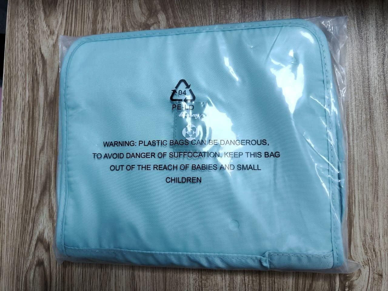 Neceser Colgante Bolsa de Aseo Viaje Maquillaje Organizador Mujer Niñas (Cielo Azul) - Imagen 9