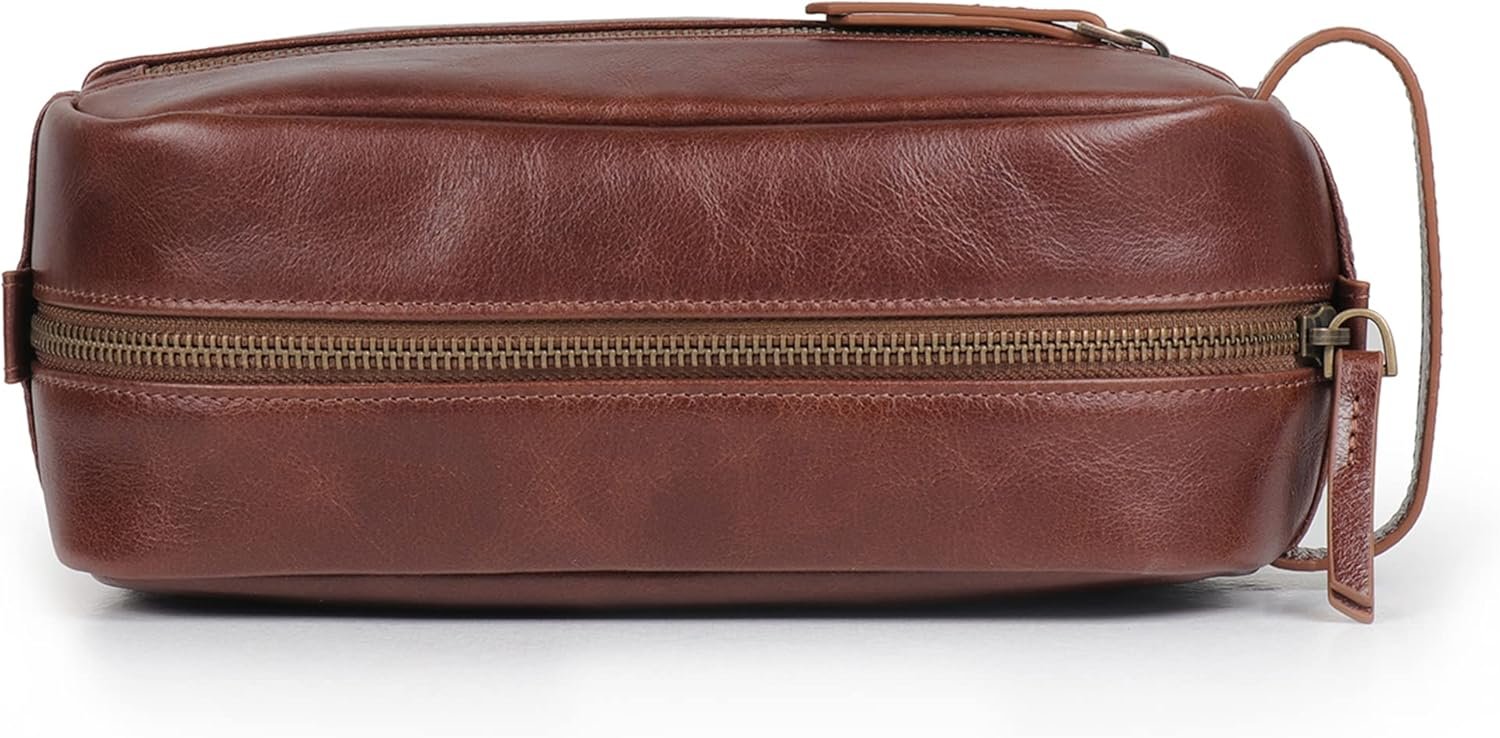 Londo Bolso de Aseo, Viaje en Cuero Genuino - Imagen 5