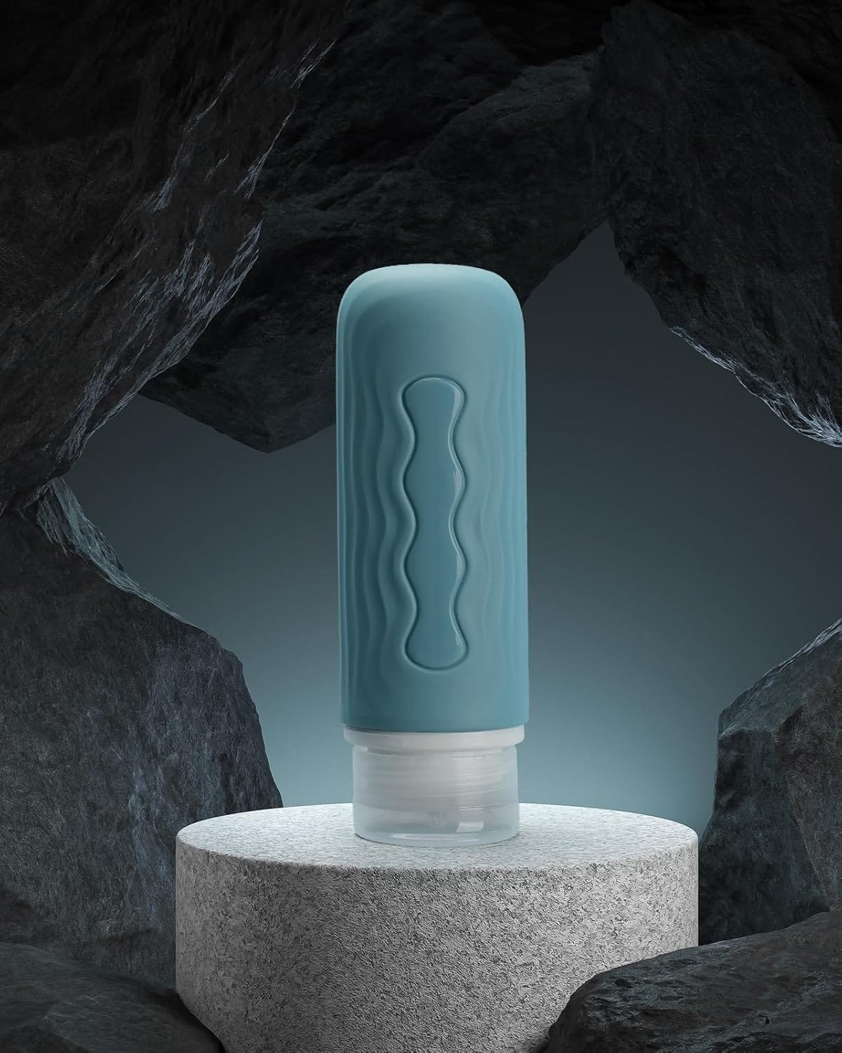 Yinke Botellas de silicona de viaje para artículos de tocador, aprobados por la TSA, recipientes de tamaño de viaje de 3 onzas y sin BPA, a prueba de fugas, accesorios de viaje recargables para champú - Imagen 2