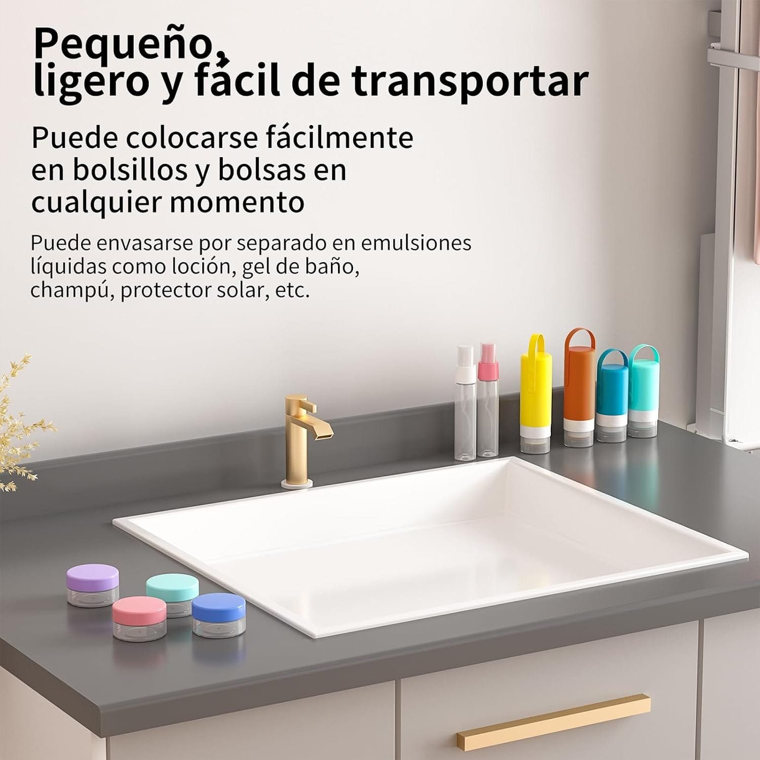 16 Pack Juego de Botellas de Viaje Silicona - Botes Rellenables para Viaje, Para Champús Lociones y Artículos de Tocador, a Prueba de Fugas - Imagen 7