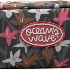 OCEAN'S Wave - Neceser Baño para Artículos Grandes - Medidas 10 x 23 x 12 cm - Neceser de Viaje con 1 Cremallera, 2 Compartimentos y Asa Lateral - Diseño Unisex