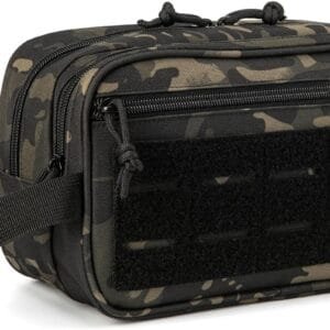 QT&QY Bolsa táctica de Aseo para Hombres, Bolsa de higiene, Herramienta Militar EDC, Bolsas Molle, pequeño Kit de Aseo para Hombres, Kit de Afeitado para Hombres, Bolsas de Ducha de Viaje