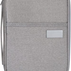 TINGJS Cartera de Pasaporte de Viaje Portadocumentos de Viaje Impermeable Funda para Pasaportes Billetes de Avión Tarjetas de Crédito Dinero Familia