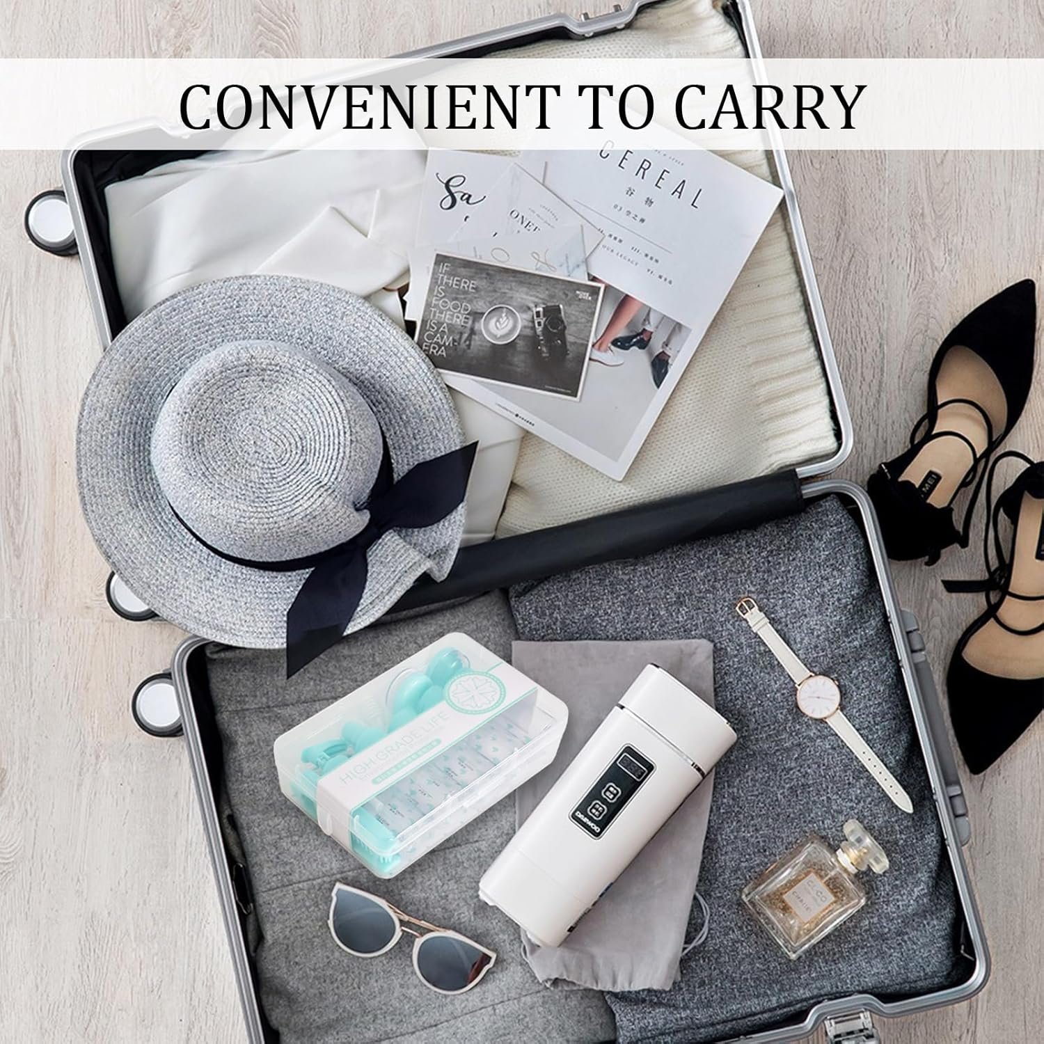 Botes Viaje,Botes de Viaje a Prueba de Fugas,Botellas de Viaje de Plástico,Contenedores de Viaje Recargables,Kit Viaje Avion para Artículos de Aseo de Viaje para Cosméticos,Gel - Imagen 5