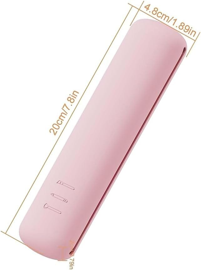 1 Pieza Bolsa Silicona Brochas Maquillaje Viaje Organizador Maquillaje Impermeable Pequeña Para Cosméticos Artículos Esenciales Viaje Para Mujeres Y Niñas (Rosa) - Imagen 2