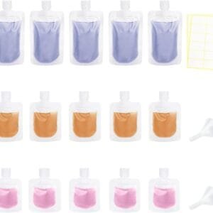 Mulaibdin 15 Piezas Botes Viaje Rellenables 30/50/100ml, Botellas de Viaje Avion, Botes para Gel y Champu, Travel Essentials, Botella a Prueba de Fugas, Kit Viaje Higiene para Artículos de Tocador