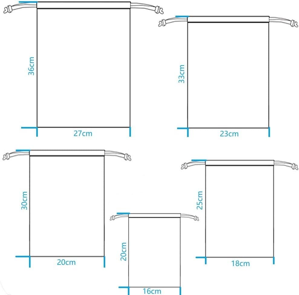 Bolsas para Zapatos 25 PCS Bolsas Transparentes con Cordón, Zapatos de Viaje Bolsa de Acabado, Multifunción Impermeable Bolsa a Prueba de Polvo Zapatos, para Cosméticos Ropa Calzado Artículos Viajes - Imagen 7
