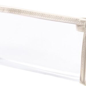 Bolsa De Papelería, Bolsa de Papelería Impermeable Transparente, Bolsa de Cosméticos Puede Contener Material Escolar, Cosméticos, Artículos de Papelería y Accesorios de Viaje