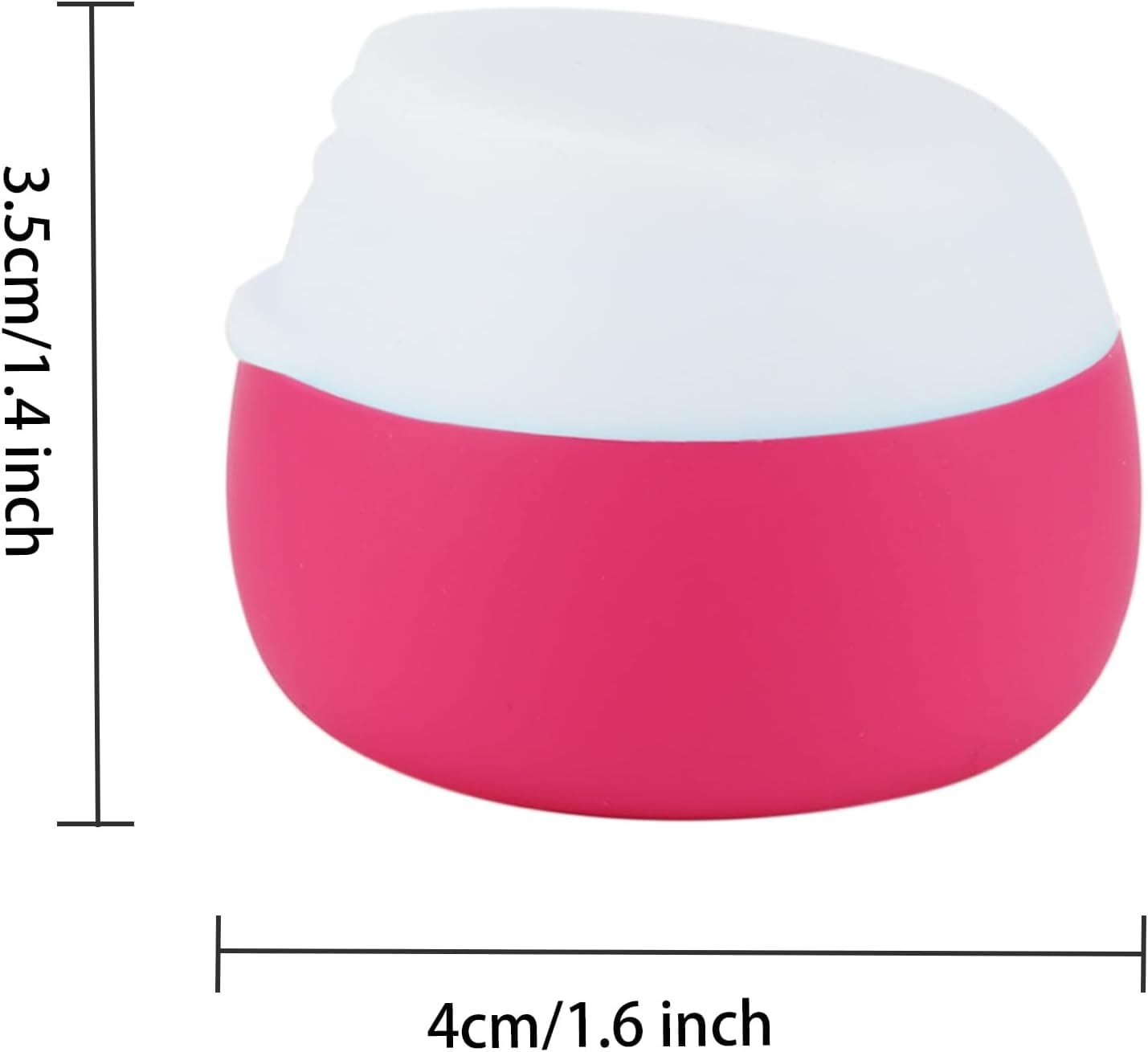 4 Piezas Envase Cosmético,20ml Botellas de Viaje Silicona Botes Rellenables Viaje Tarro vacío con tapón de Rosca para champús,lociones y artículos de tocador - Imagen 7