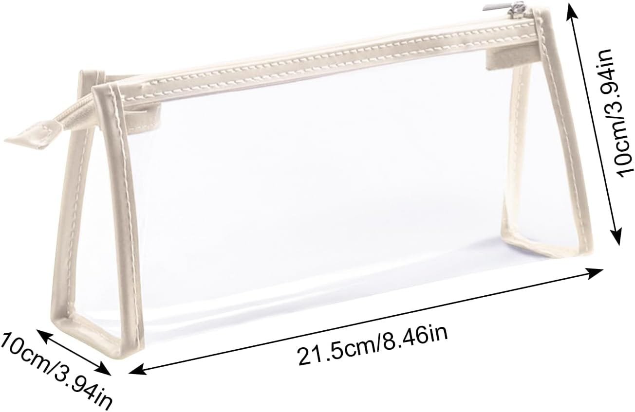 Bolsa De Papelería, Bolsa de Papelería Impermeable Transparente, Bolsa de Cosméticos Puede Contener Material Escolar, Cosméticos, Artículos de Papelería y Accesorios de Viaje - Imagen 3