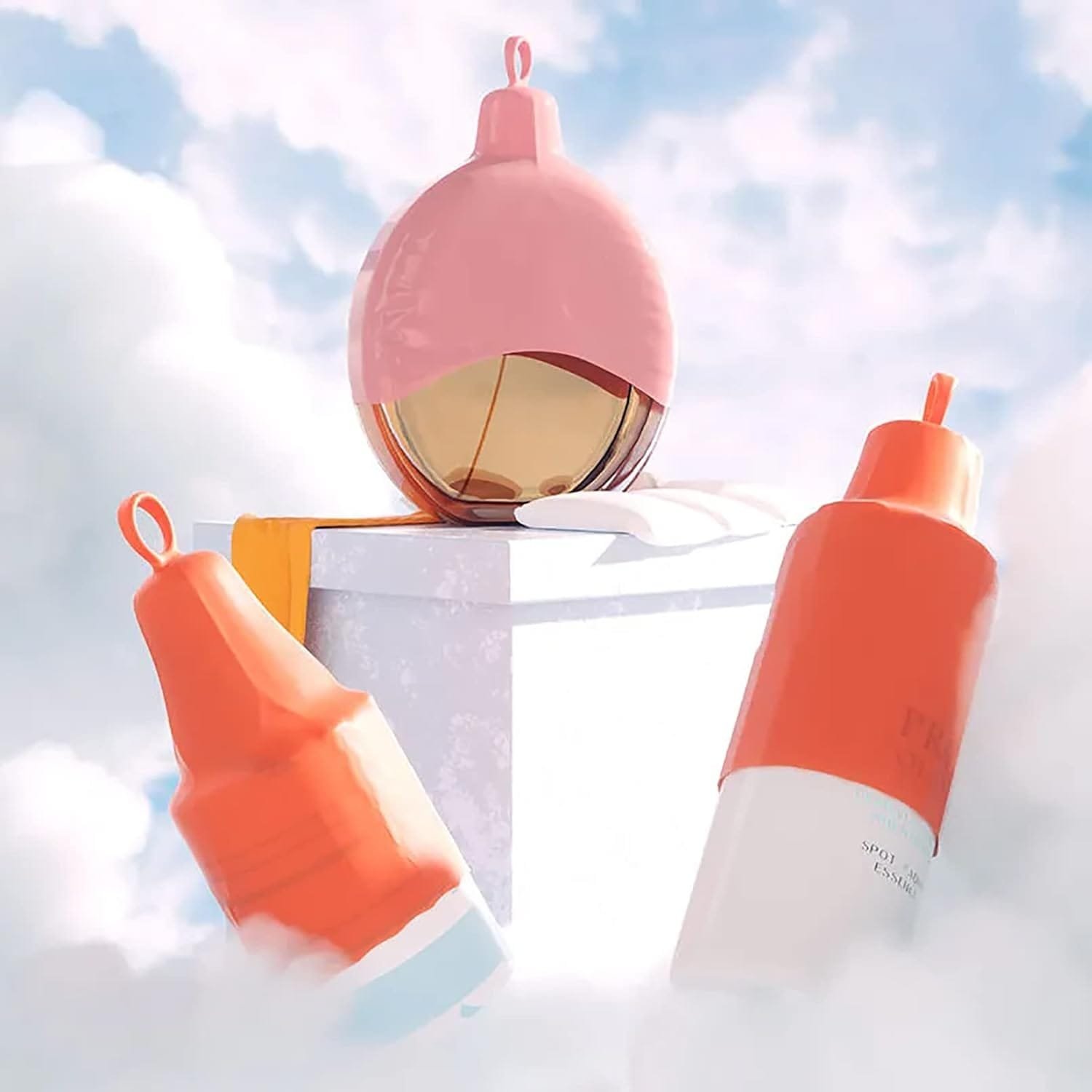 8 Piezas Fundas a Prueba de Fugas Viajes,Funda Elástica a Prueba de Fugas para Viajes al aire Libre,Accesorio de Viaje Reutilizable Funda Protectora para Artículos de Tocador Estándar - Imagen 6