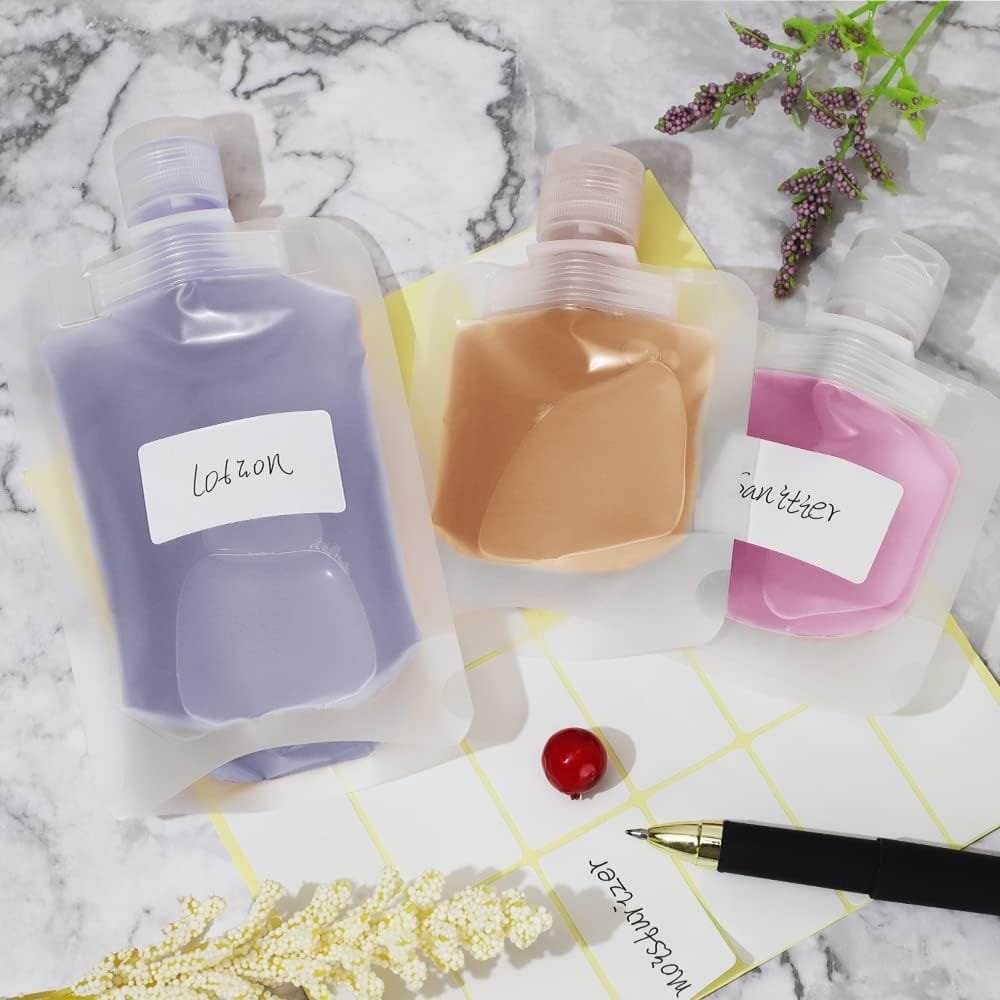 Mulaibdin 15 Piezas Botes Viaje Rellenables 30/50/100ml, Botellas de Viaje Avion, Botes para Gel y Champu, Travel Essentials, Botella a Prueba de Fugas, Kit Viaje Higiene para Artículos de Tocador - Imagen 2