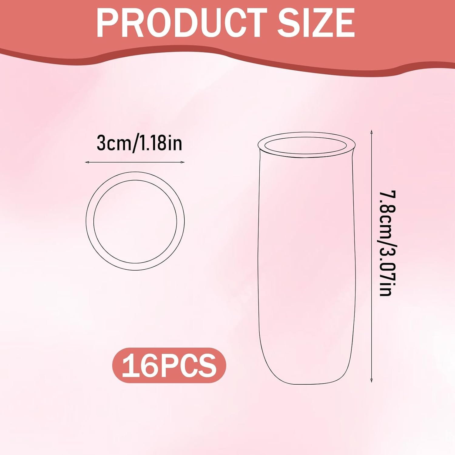 Dimeho 16 fundas elásticas para evitar fugas, artículos esenciales de viaje, fundas de silicona reutilizables a prueba de fugas para contenedores de viaje, equipaje, artículos de tocador de tamaño de - Imagen 2