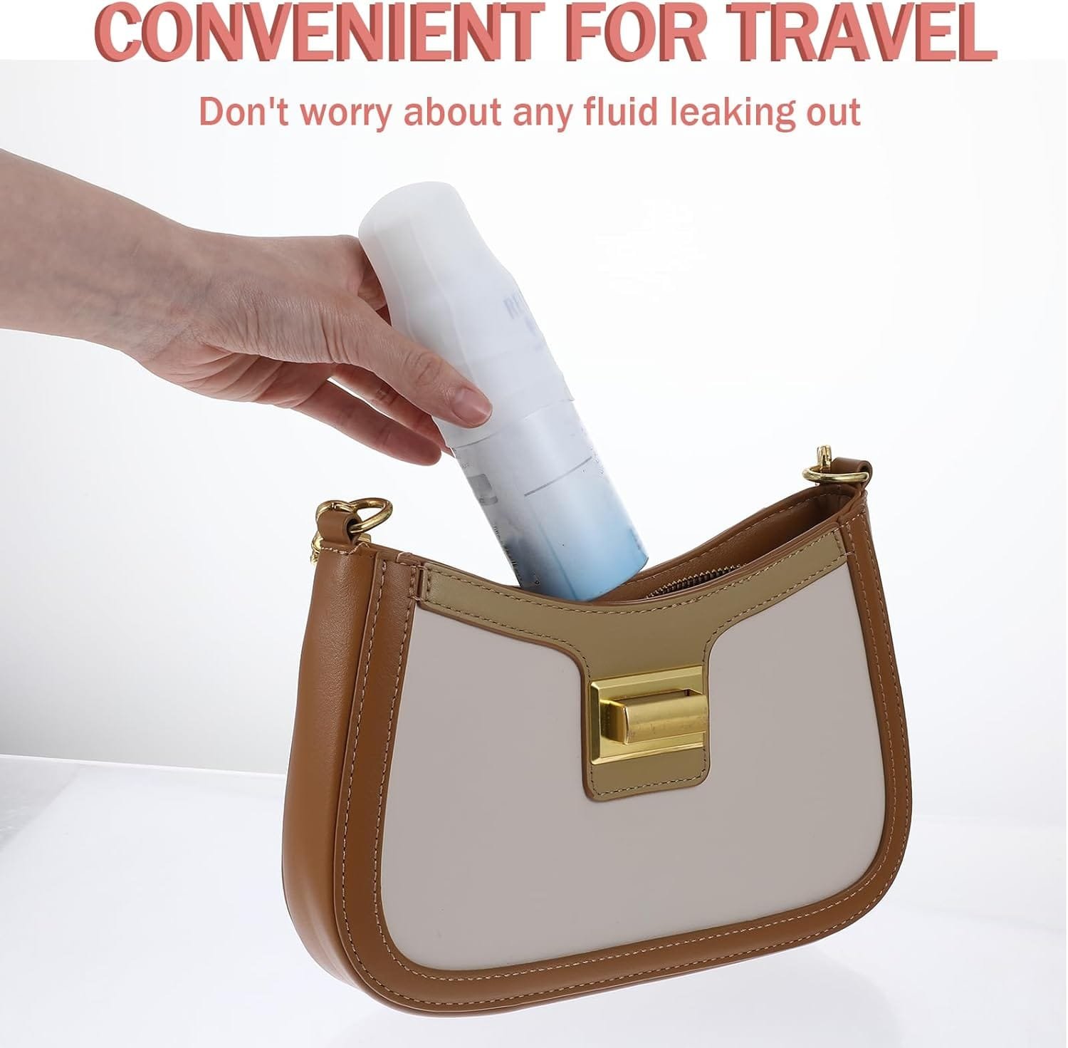 Dimeho 16 fundas elásticas para evitar fugas, artículos esenciales de viaje, fundas de silicona reutilizables a prueba de fugas para contenedores de viaje, equipaje, artículos de tocador de tamaño de - Imagen 4