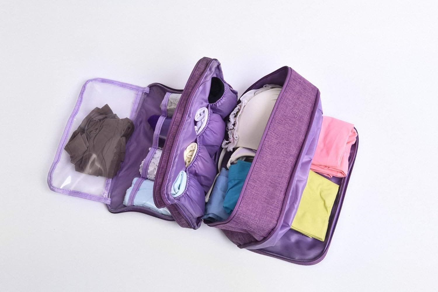 Almacenamiento a Prueba de Agua Bolsa de Viaje Organizador para los Sujetadores, Ropa Interior, artículos, etc. Accessorios de Viaje - Imagen 2