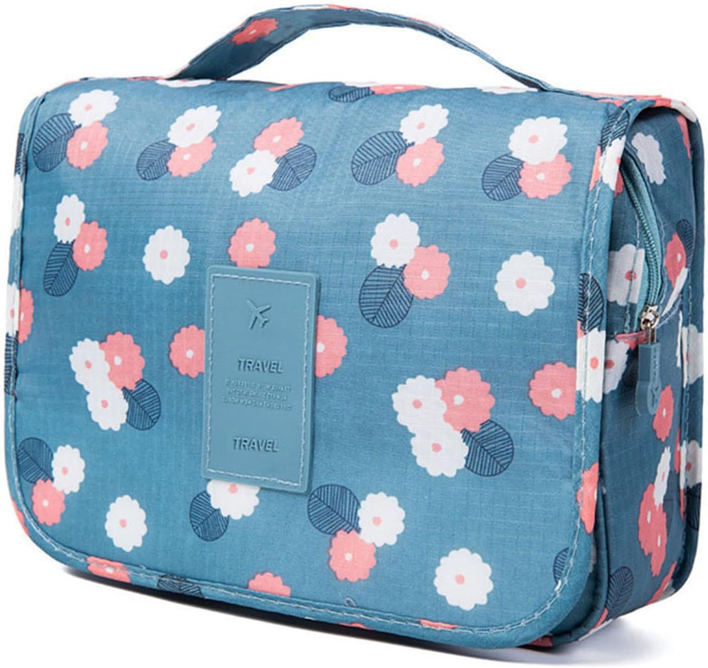 Neceser Maquillaje Viaje Impermeable y Colgante para Mujer Niña Hombre Bolsa de Aseo Kit de Aseo Viaje Estuche Organizador con Gancho,Viaje. Excursión. Baño.