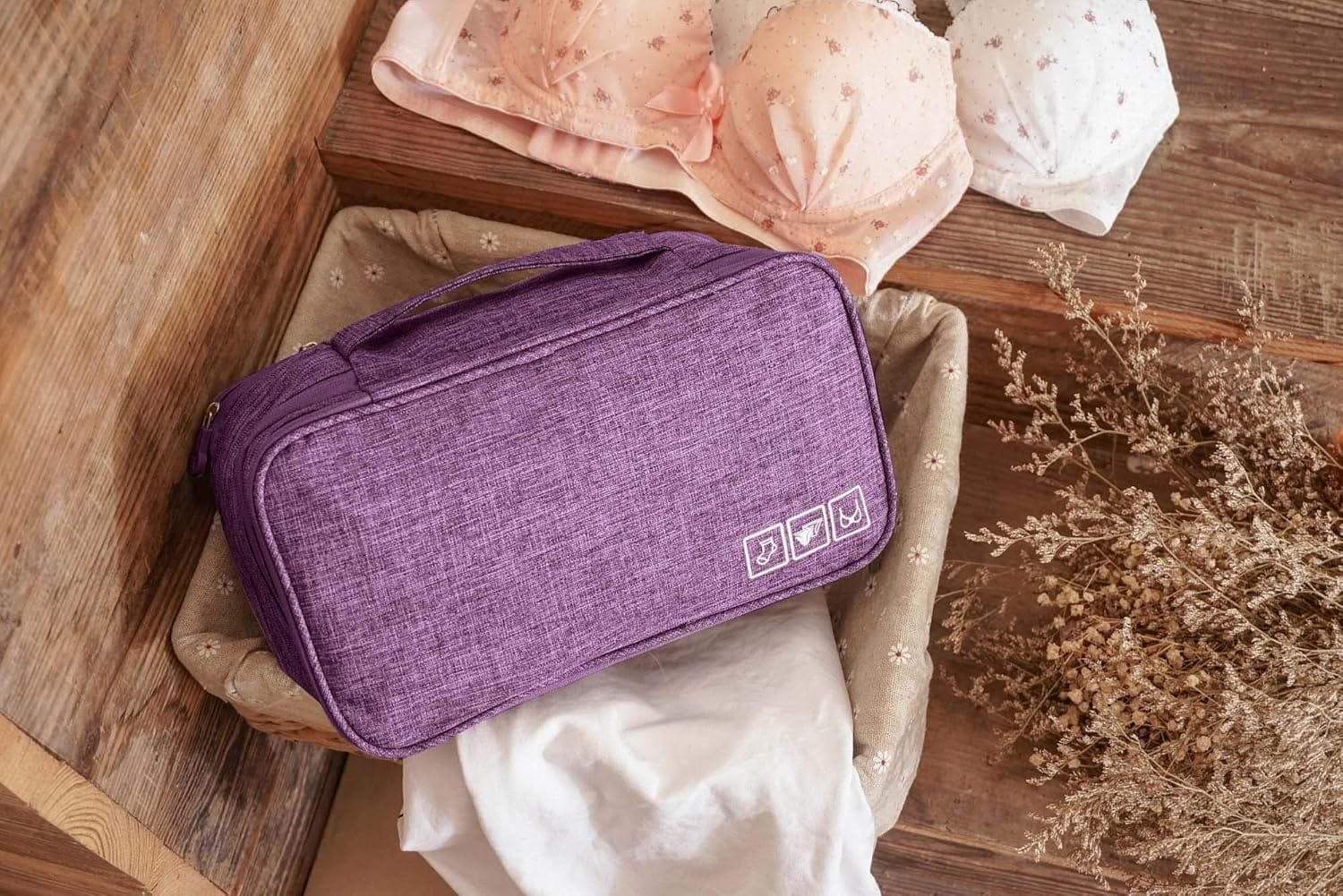 Almacenamiento a Prueba de Agua Bolsa de Viaje Organizador para los Sujetadores, Ropa Interior, artículos, etc. Accessorios de Viaje - Imagen 5