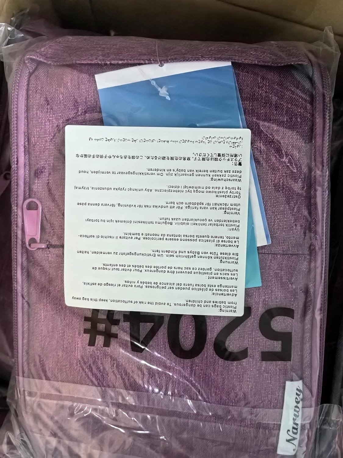 Narwey Neceser de Viaje para Hombres y Mujeres, Kit de Viaje Dopp, Bolsa de Afeitar para Accesorios de artículos de tocador (Morado) - Imagen 9