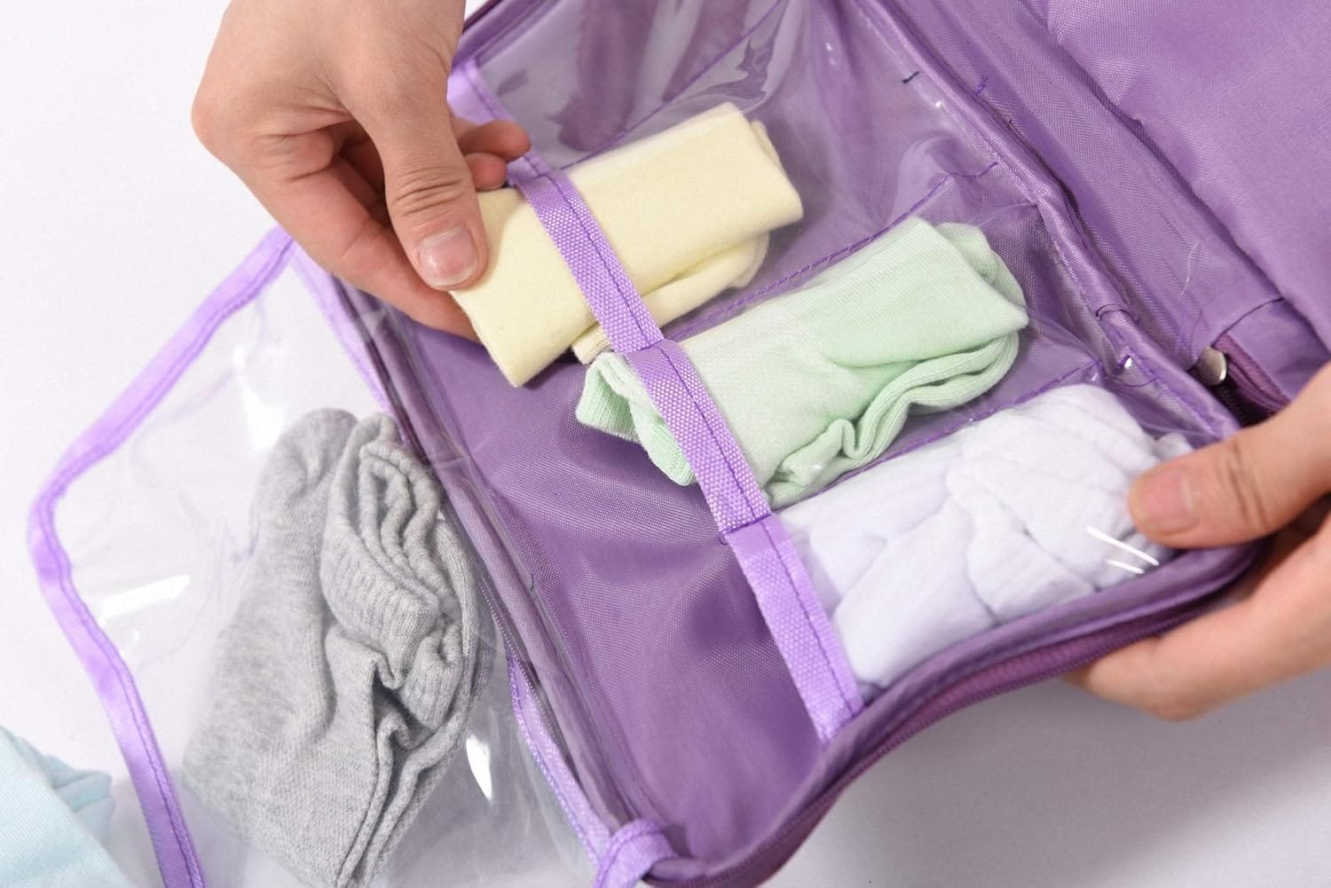 Almacenamiento a Prueba de Agua Bolsa de Viaje Organizador para los Sujetadores, Ropa Interior, artículos, etc. Accessorios de Viaje - Imagen 4