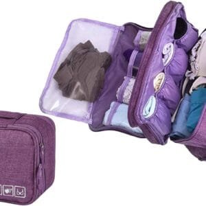 Almacenamiento a Prueba de Agua Bolsa de Viaje Organizador para los Sujetadores, Ropa Interior, artículos, etc. Accessorios de Viaje