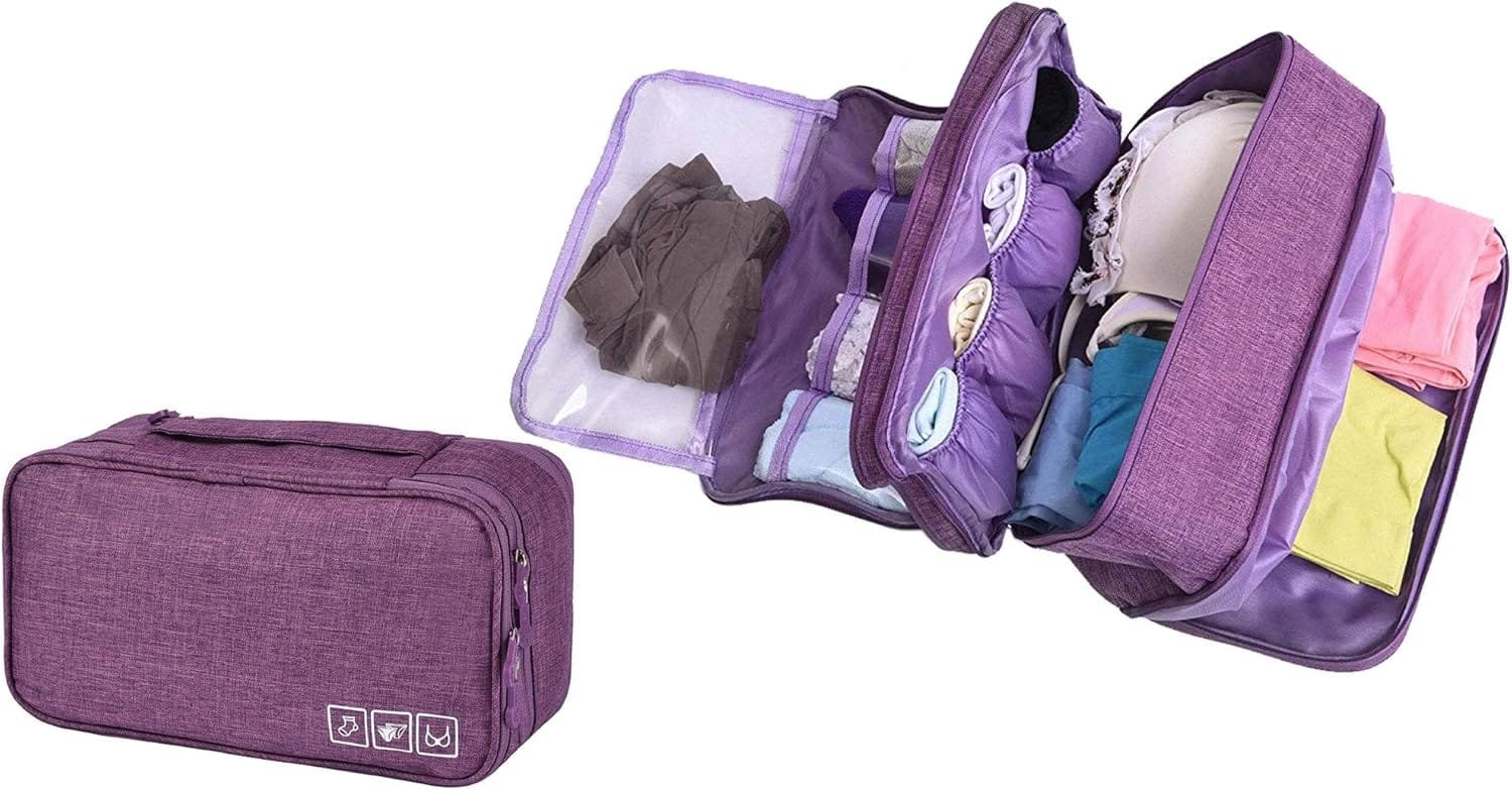 Almacenamiento a Prueba de Agua Bolsa de Viaje Organizador para los Sujetadores, Ropa Interior, artículos, etc. Accessorios de Viaje